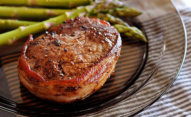 Fire-grilled steak